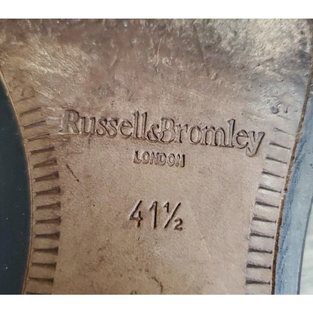 Russell & Bromley London‎ Alligator Print Lace Up Oxford Mens Size 41.5 US 8